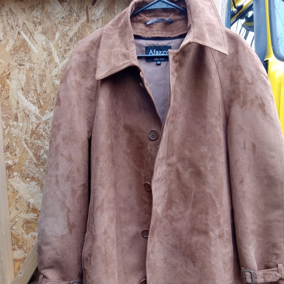 Faux suede trench - Picture 2 of 3